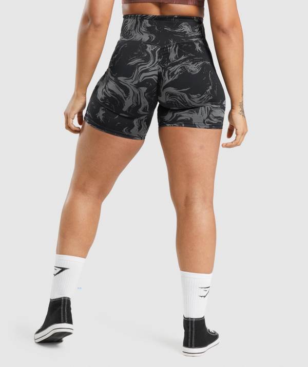 Damske Šortky Gymshark GS Power High Rise Čierne | RE9741035